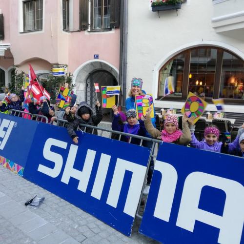 Klasse 2a bei der Rad WM in Rattenberg