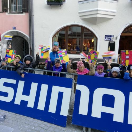 Klasse 2a bei der Rad WM in Rattenberg