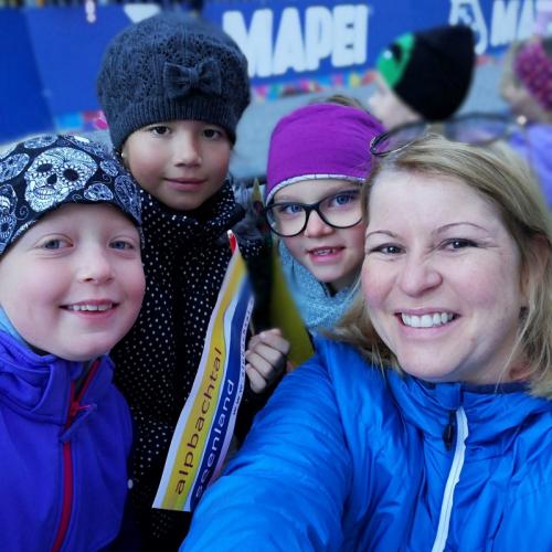 Klasse 2a bei der Rad WM in Rattenberg
