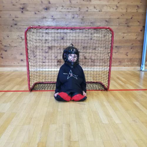 Floorballtraining der 1a