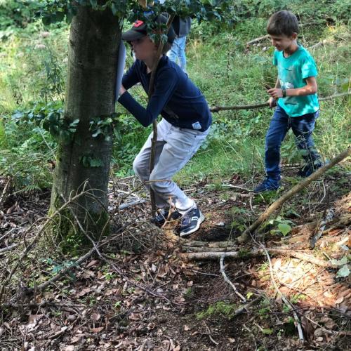 Schnitzeljagd im Wald