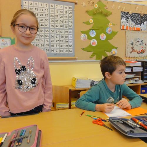Buchwerkstatt in der 2a-Klasse