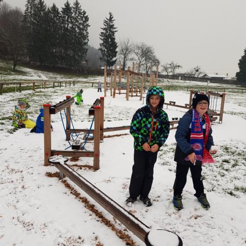 Spiele im Schnee