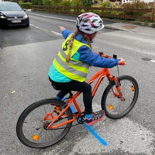 Fahrradübung