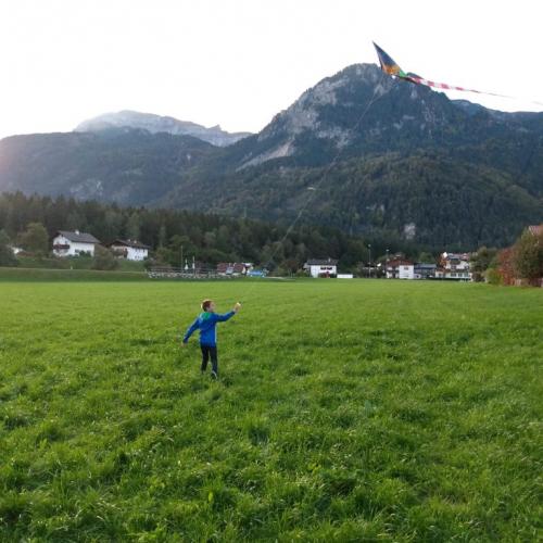 Drachensteigen