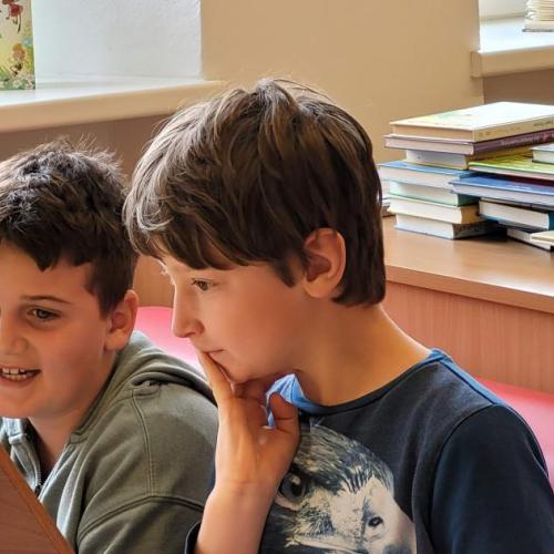 Besuch Schulbücherei