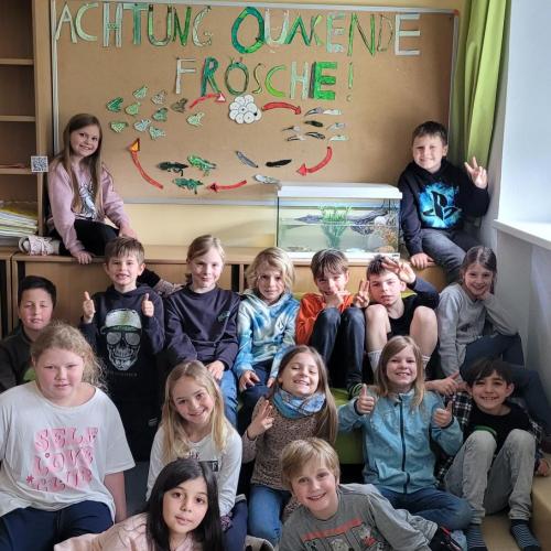 Klassenfrösche der 3b