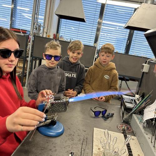 Besuch in der Glasfachschule 
