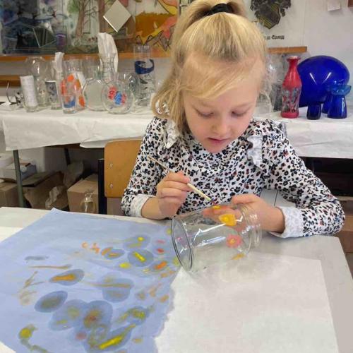 Besuch in der Glasfachschule 