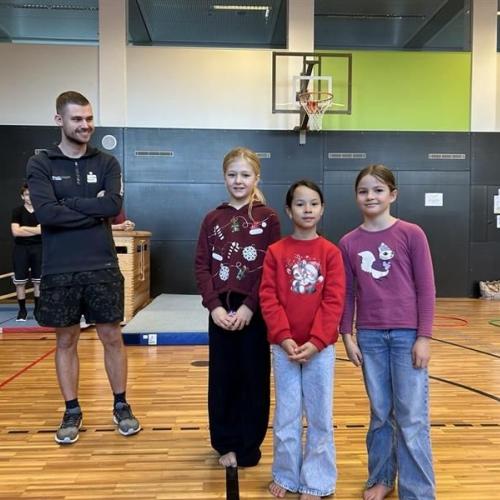 Der Nachwuchs freut sich auf die große Sporthalle