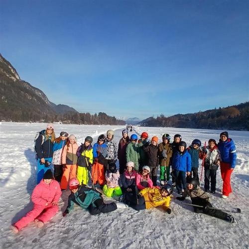 Die Klasse 3m auf's Glatteis geführt