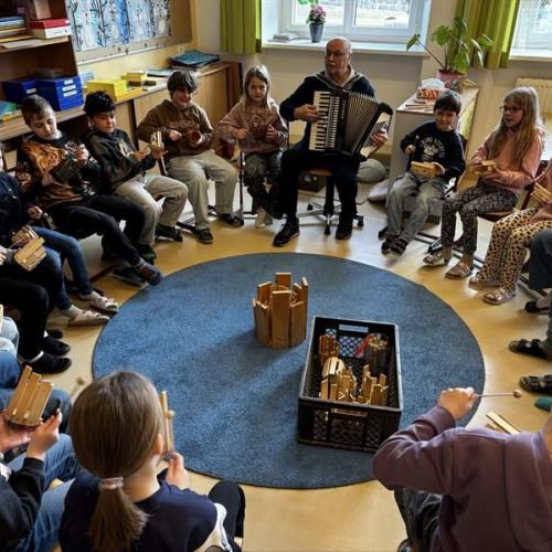 Es wurde gemeinsam musiziert und gesungen