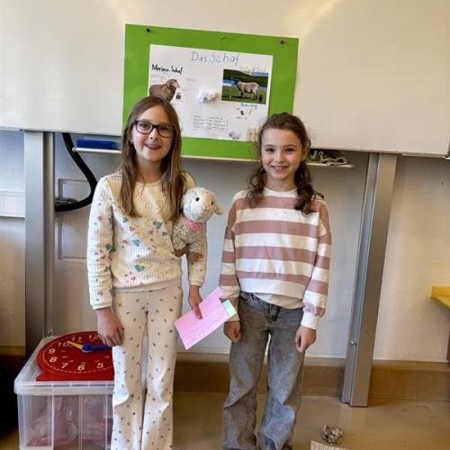 Es war ein Referat über Schafe dabei