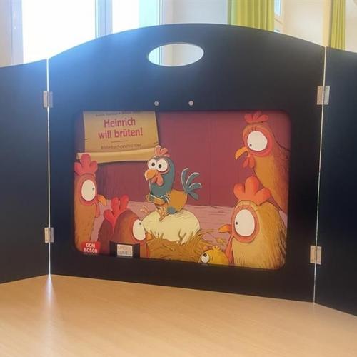 Hahn Heinrich eine Kamishibai Geschichte (japanisches Erzähltheater)