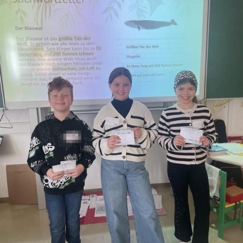 ..sogar über Blauwale wurde referiert...