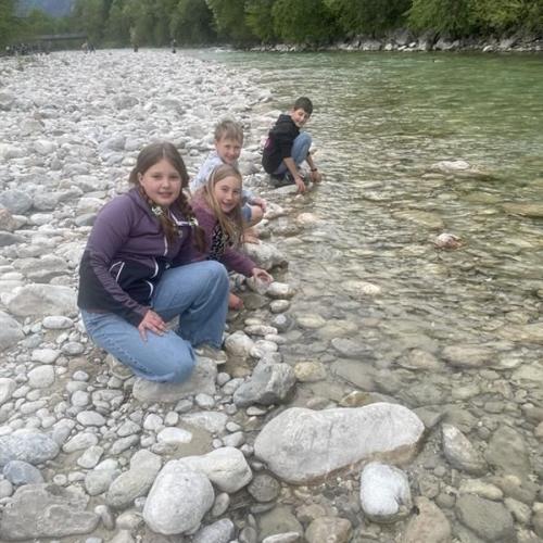 Es wurden Wasserproben genommen