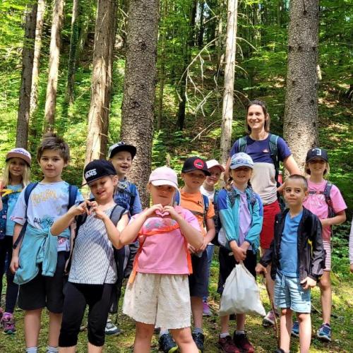 Man kann sagen, die Kids lieben den Wald