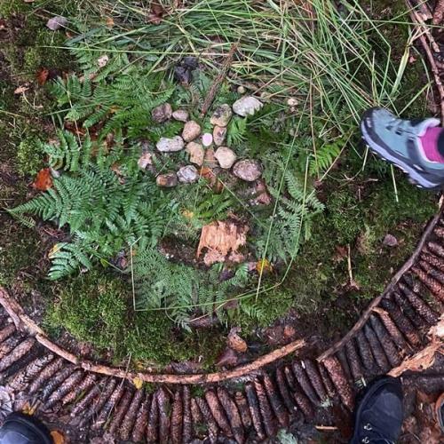 Fast schon ein kleines Kunstwerk und alles aus der Natur