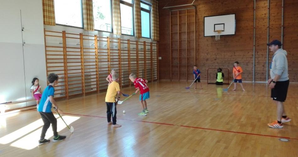 Floorball mit Xaver Korff-Krokisius